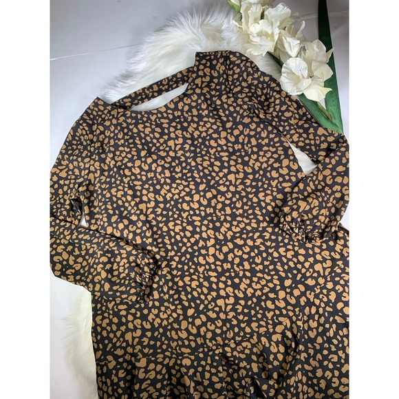 Buddy Love Leopard Print Dress Comfort Boho - Picture 13 of 13